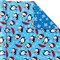 Christmas Reversible Wrapping Paper, Kids (Pack of 3, 120 sq. ft. ttl) Santa, Joy, Penguins, Snowflakes, Polka Dots, Stripes